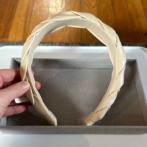 Cream Braided Headband